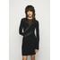 Hervé Léger SLASH DRESS Sukienka koktajlowa black HL421C04S
