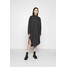 Monki CAROL DRESS Sukienka koszulowa grey dark MOQ21C097