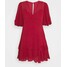 Forever New MONIQUE BLOUSON SLEEVE MINI DRESS Sukienka letnia red FOD21C09W