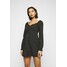 Missguided Petite MILKMAID DRESS Sukienka koszulowa black M0V21C0D3