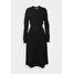 Tory Burch WAIST DRESS Sukienka dzianinowa black T0721C003