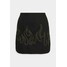 Missguided Petite FLAME STITCH MINI SKIRT Spódnica mini black M0V21B03V