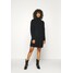 Missguided Tall ROLL NECK BASIC DRESS Sukienka dzianinowa black MIG21C069