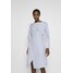 3.1 Phillip Lim STRIPED OVERLAP DRESS Sukienka letnia navy/cobalt/white 31021C00F