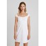 NA-KD ANGLAIS UP MINI DRESS Sukienka letnia optical white NAA21C06V