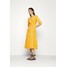 Closet CLOSET SHORT SLEEVE WRAP DRESS Sukienka etui mustard CL921C0P9