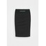 Calvin Klein Jeans MILANO BODYCON ELASTIC SKIRT Spódnica ołówkowa black C1821B03O