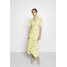 Who What Wear THE RUCHED FISHTAIL DRESS Sukienka letnia yellow WHF21C00N