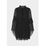 Missguided Petite KEYHOLE FLUTTER SMOCK DRESS DOBBY Sukienka letnia black M0V21C0FI