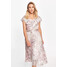 Quiosque Jasnoróżowa sukienka z plisowanym dołem 4JA010550