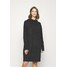 Vero Moda VMDOFFY HOOD DRESS Sukienka dzianinowa black VE121C2GK