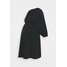 Missguided Maternity PUFF SLEEVE PLAIN DRESS Sukienka letnia black M5Q29F00H