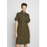 Mulberry PALOMA DRESS Sukienka koszulowa dark green MUF21C00F