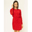 The Kooples Sukienka codzienna FROB19184K Czerwony Regular Fit