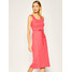 Calvin Klein Sukienka letnia Tie Waist Jersey K20K201824 Różowy Slim Fit