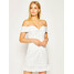 Guess Sukienka letnia Krin W0GK57 WCTS0 Biały Slim Fit