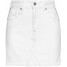 Pepe Jeans Spódnica jeansowa Dani Bling PL900808 Biały Slim Fit