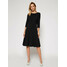 Calvin Klein Sukienka koktajlowa Scuba K20K202418 Czarny Regular Fit