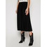Calvin Klein Spódnica plisowana Stretch Flannel Pleat K20K202334 Czarny Regular Fit