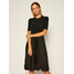 Calvin Klein Sukienka codzienna Pleated K20K202079 Czarny Regular Fit