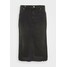 Armani Exchange SKIRT Spódnica trapezowa black denim ARC21B00F
