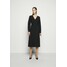 Victoria Beckham VNECK PINAFORE DRESS Sukienka letnia black V0921C00C