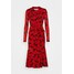Diane von Furstenberg CRYSTAL Sukienka letnia red DF221C07D
