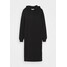 Weekday MARCIE HOOD DRESS Sukienka letnia black dark WEB21C05T