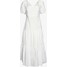 Glamorous SHORT SLEEVE TIERED DRESS Długa sukienka white GL921C0KK