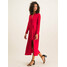TwinSet Sukienka koktajlowa 192TT229C Czerwony Regular Fit