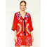 Desigual Sukienka plażowa Creta 20SWMW32 Czerwony Regular Fit