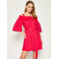 TwinSet Sukienka letnia 201TT2041 Różowy Regular Fit
