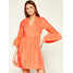 TwinSet Sukienka codzienna 201TT2072 Pomarańczowy Regular Fit