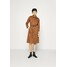 Mos Mosh SELBY COLE DRESS Sukienka letnia deer brown MX921C011