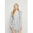 4th & Reckless JUNO DRESS Sukienka koktajlowa silver metallic 4T021G021