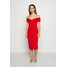 WAL G PETITE BARDOT DRESS Sukienka koktajlowa red WAD21C018