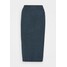 Lindex SKIRT VIC Spódnica ołówkowa dark blue melange L2E21B009