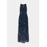 Esprit Collection PRINT FLOWER Długa sukienka navy ES421C1EY