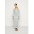 Missguided Petite SQUARE NECK SELF BELT MIDAXI DRESS Sukienka z dżerseju grey M0V21C0FO