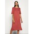Gina Tricot LILJA DRESS Sukienka z dżerseju red GID21C04D