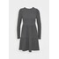 ONLY Petite ONLNELLA DRESS PETITE Sukienka dzianinowa dark grey melange OP421C08H