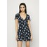 Hollister Co. DRESS Sukienka z dżerseju navy floral H0421C038
