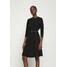 Calvin Klein MILANO DRESS Sukienka z dżerseju black 6CA21C03B