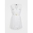 Pinko ATTIVO ABITO SIMILPELLE Sukienka letnia white P6921C08S