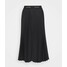 Calvin Klein LOGO WAISTBAND PLEAT SKIRT Spódnica plisowana black 6CA21B017