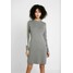 Calvin Klein DRESS Sukienka dzianinowa grey 6CA21C01J
