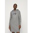 Calvin Klein HOODED DIAMANTE DRESS Sukienka letnia mid grey heather 6CA21C037