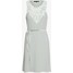 Vero Moda VMHELA SHORT DRESS Sukienka z dżerseju snow white/night sky VE121C26O