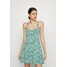 Cotton On TURNER STRAPPY MINI DRESS Sukienka z dżerseju heritage green C1Q21C01I