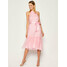 Pinko Sukienka koktajlowa Garret PE 20 PBK2 1B14EP 7980 Różowy Regular Fit